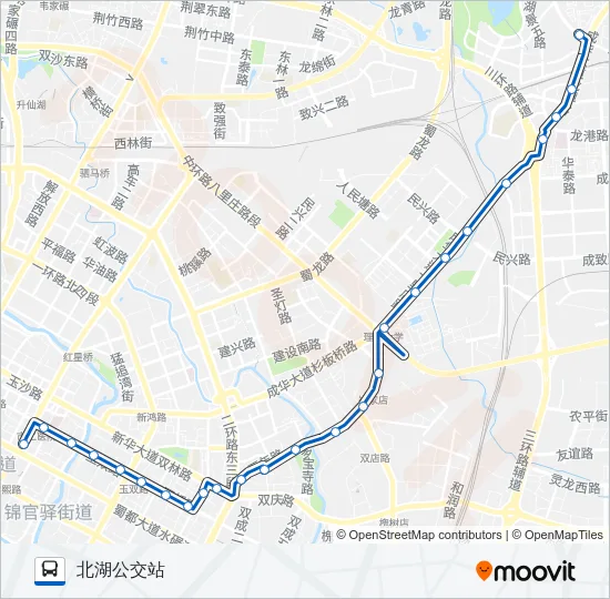公交20路的线路图