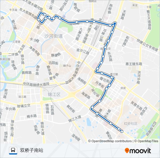 公交23路的线路图