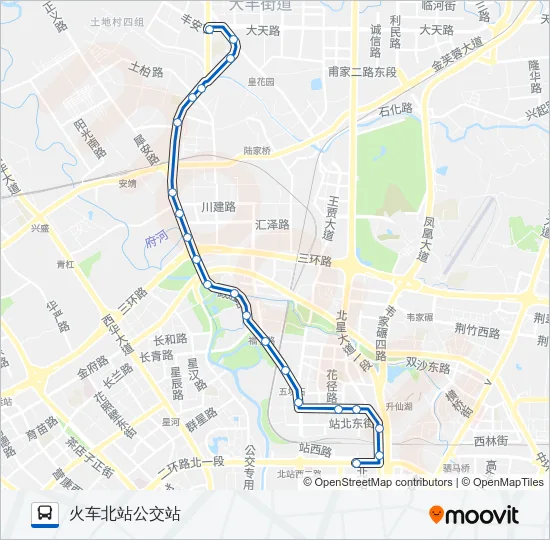 公交24路的线路图