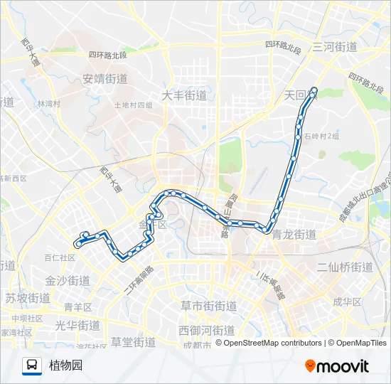 公交25路的线路图