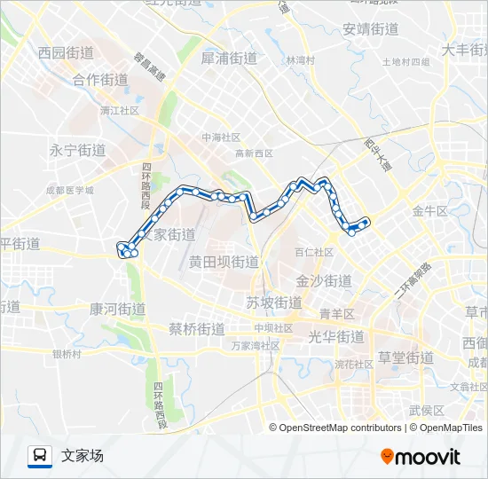 公交29路的线路图