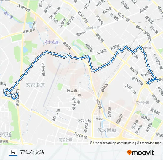 公交29路的线路图