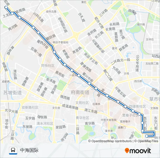 公交30路的线路图