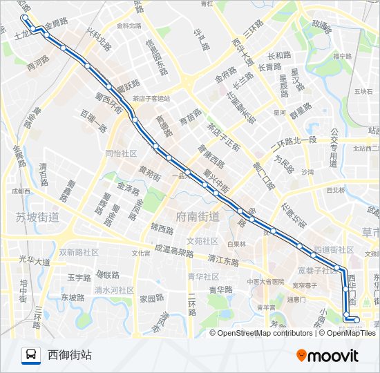 公交30路的线路图