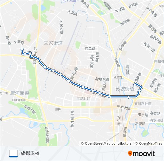 公交33路的线路图