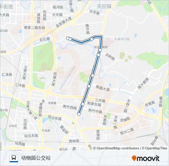 公交39路的线路图