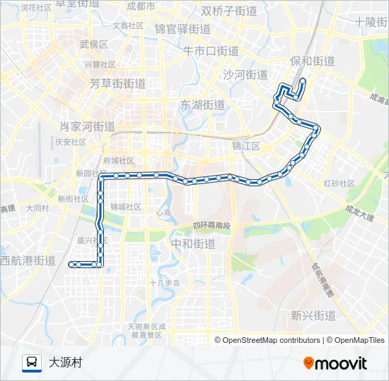 公交40路的线路图