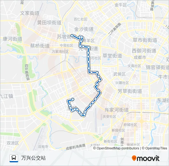 公交41路的线路图