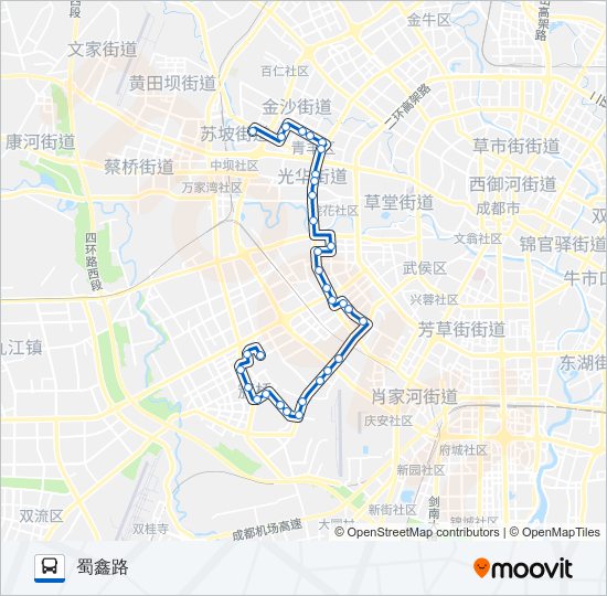 公交41路的线路图