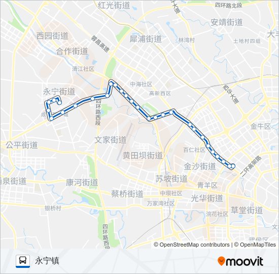 44路 bus Line Map