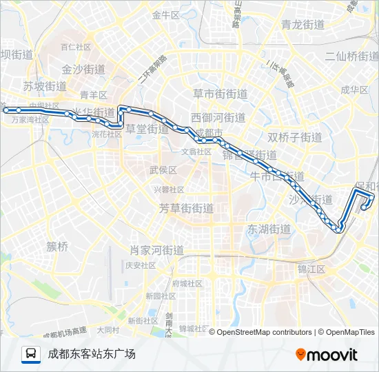 公交47路的线路图
