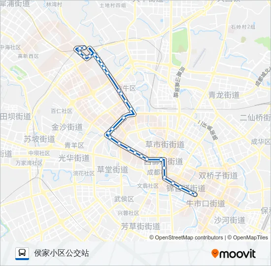 公交48路的线路图