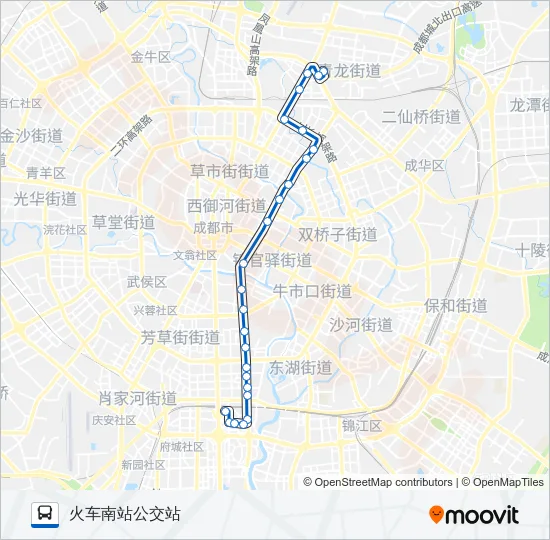 公交49路的线路图