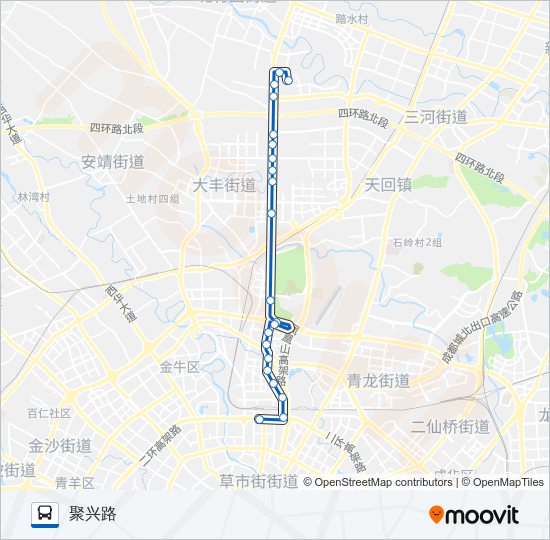 50路 bus Line Map