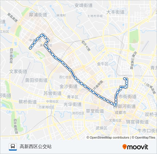 54路 bus Line Map