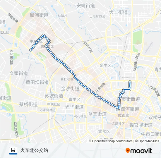 54路 Bus Line Map