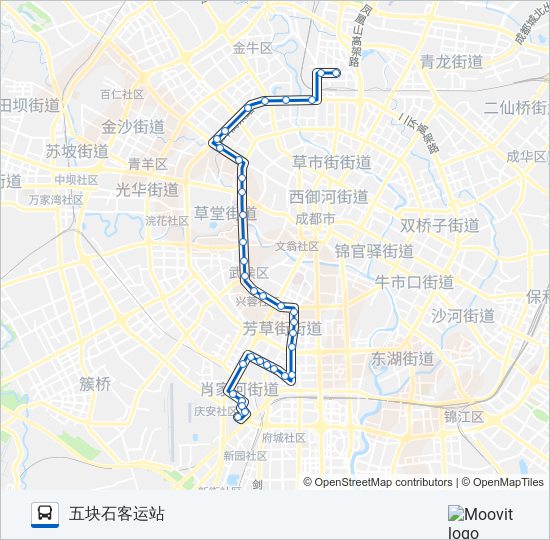 公交59路的线路图