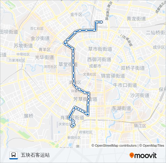 公交59路的线路图