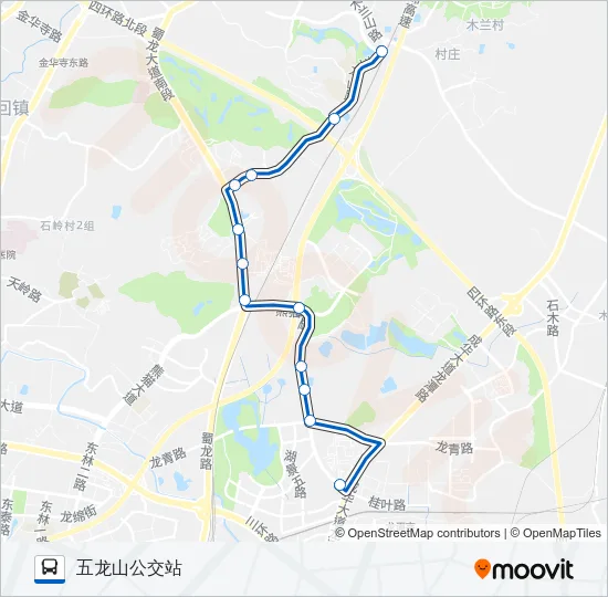 公交60路的线路图