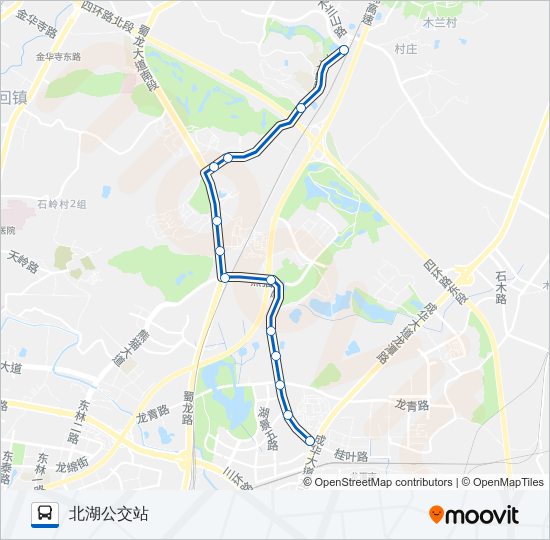 公交60路的线路图