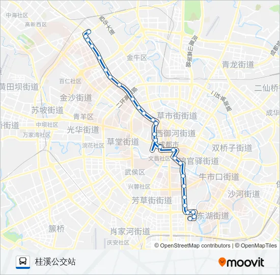 公交62路的线路图