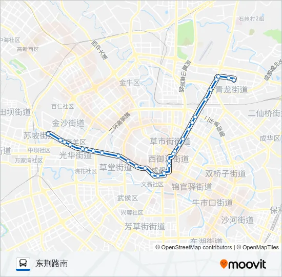 公交64路的线路图