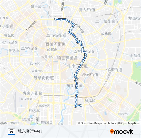 公交65路的线路图