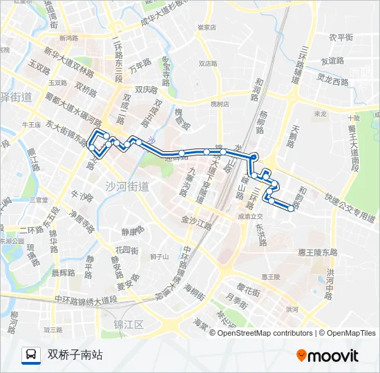 公交66路的线路图