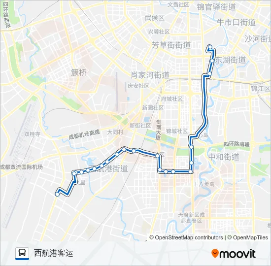 公交67路的线路图