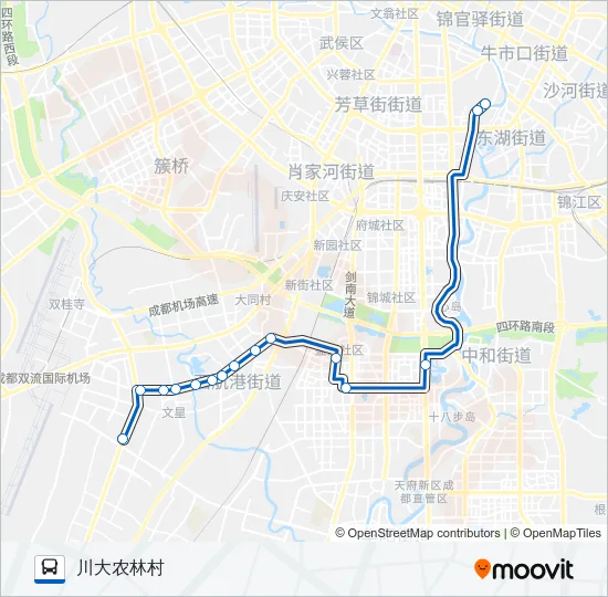 公交67路的线路图