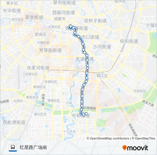 68路 Bus Line Map