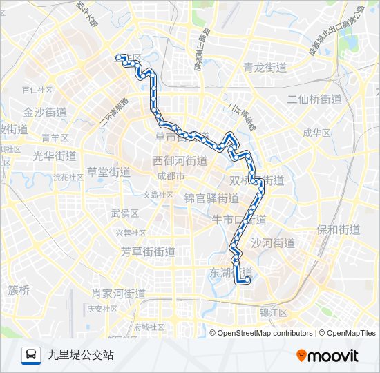 成都75路公交车路线图图片