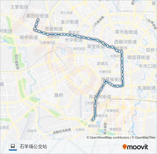 公交78路的线路图