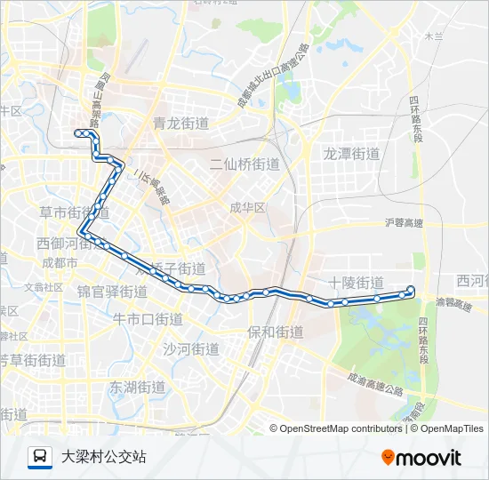 公交80路的线路图