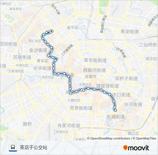 公交82路的线路图