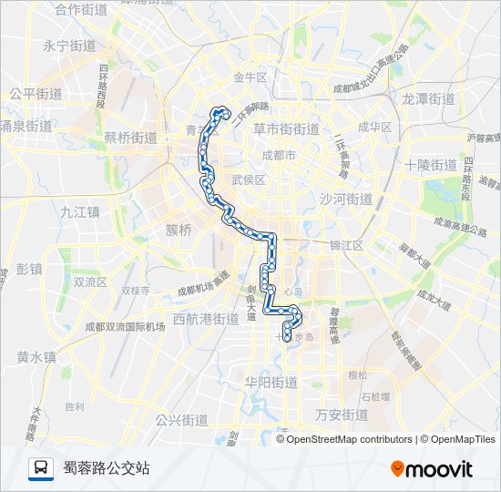 公交84路的线路图