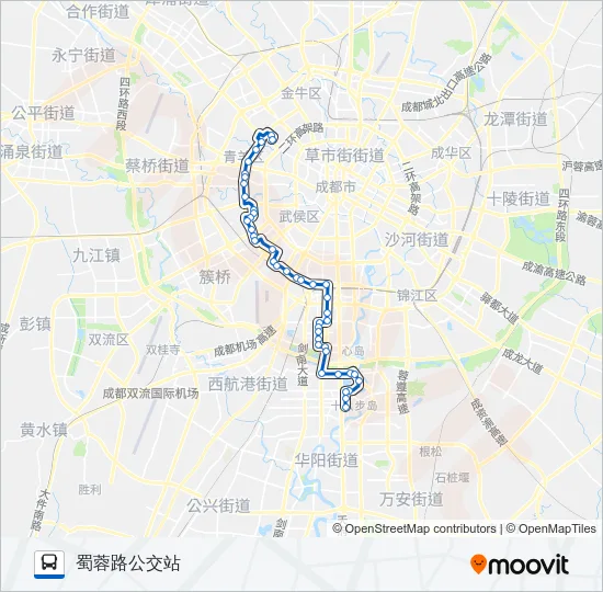 公交84路的线路图