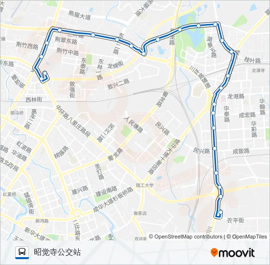 公交85路的线路图
