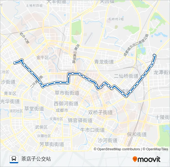 公交86路的线路图
