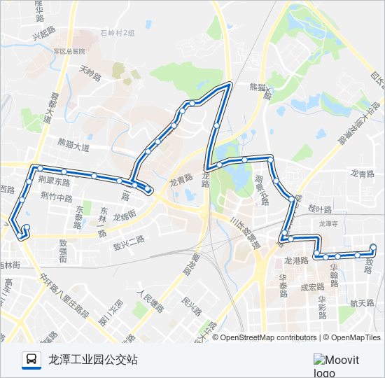 公交87路的线路图