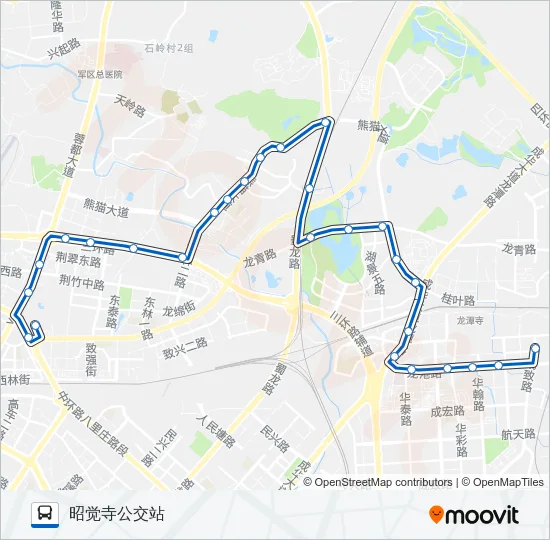 公交87路的线路图
