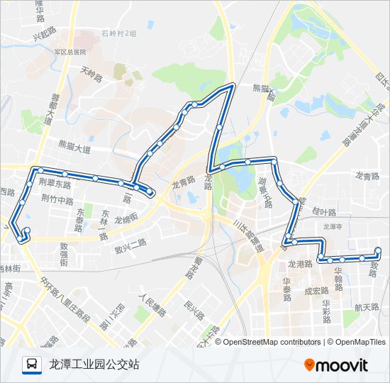 公交87路的线路图