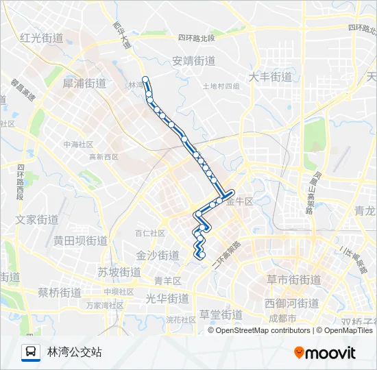 公交88路的线路图