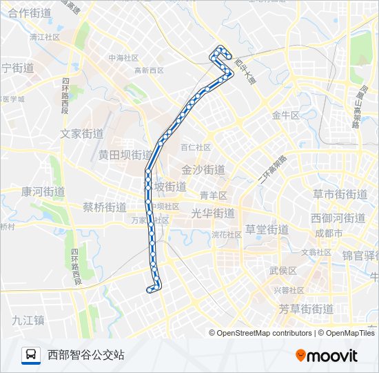 公交89路的线路图