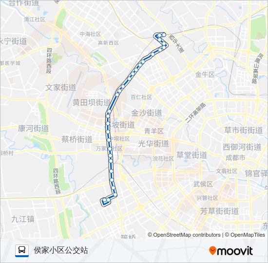 公交89路的线路图