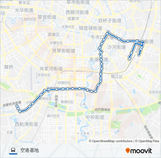 公交91路的线路图
