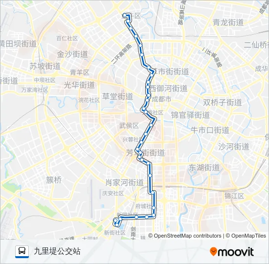 公交93路的线路图