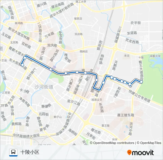 公交94路的线路图