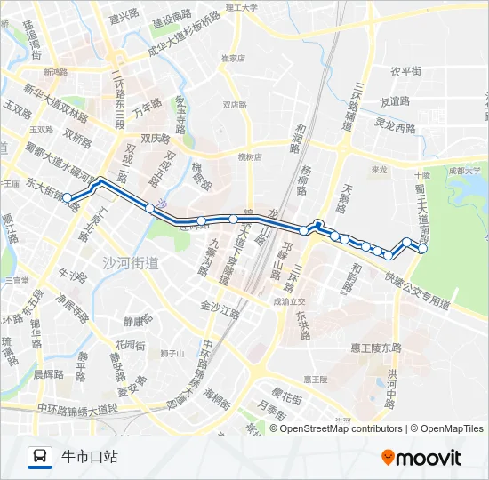 公交94路的线路图
