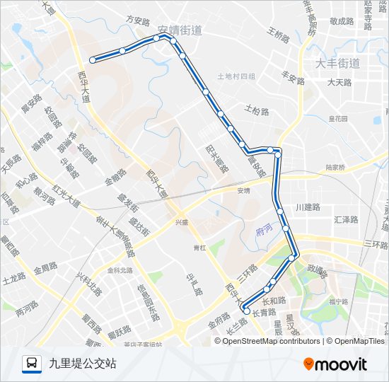 公交95路的线路图